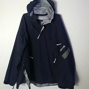 Black hooded Nike jacket